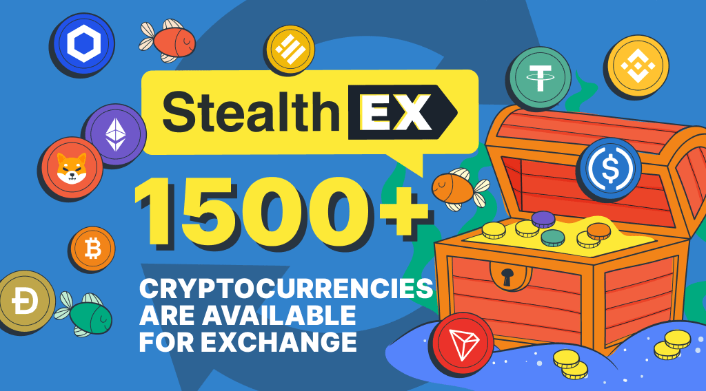 StealthEX Breakthrough: 1500 Cryptocurrencies Now Available for Exchange!