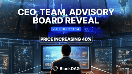 Price Increasing 40%: BlockDAG to Unmask its CEO On July 29th; BNB Surges While Cosmos Transactions Suspended