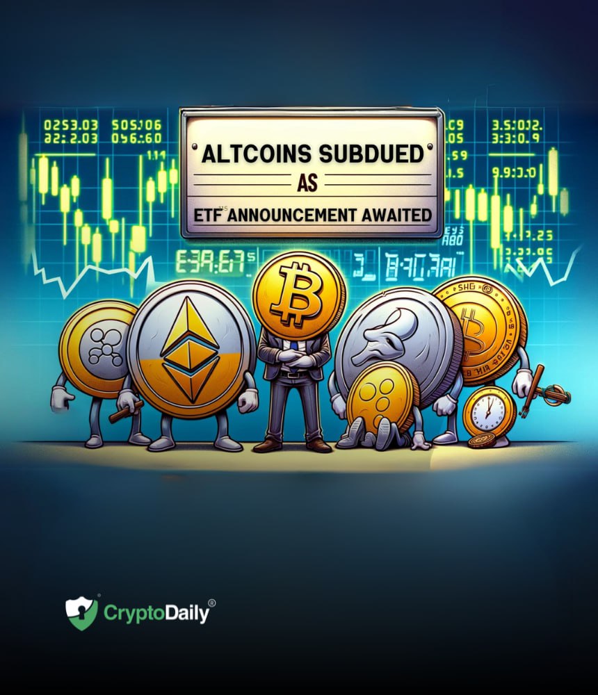 Altcoins subdued as ETF announcement awaited