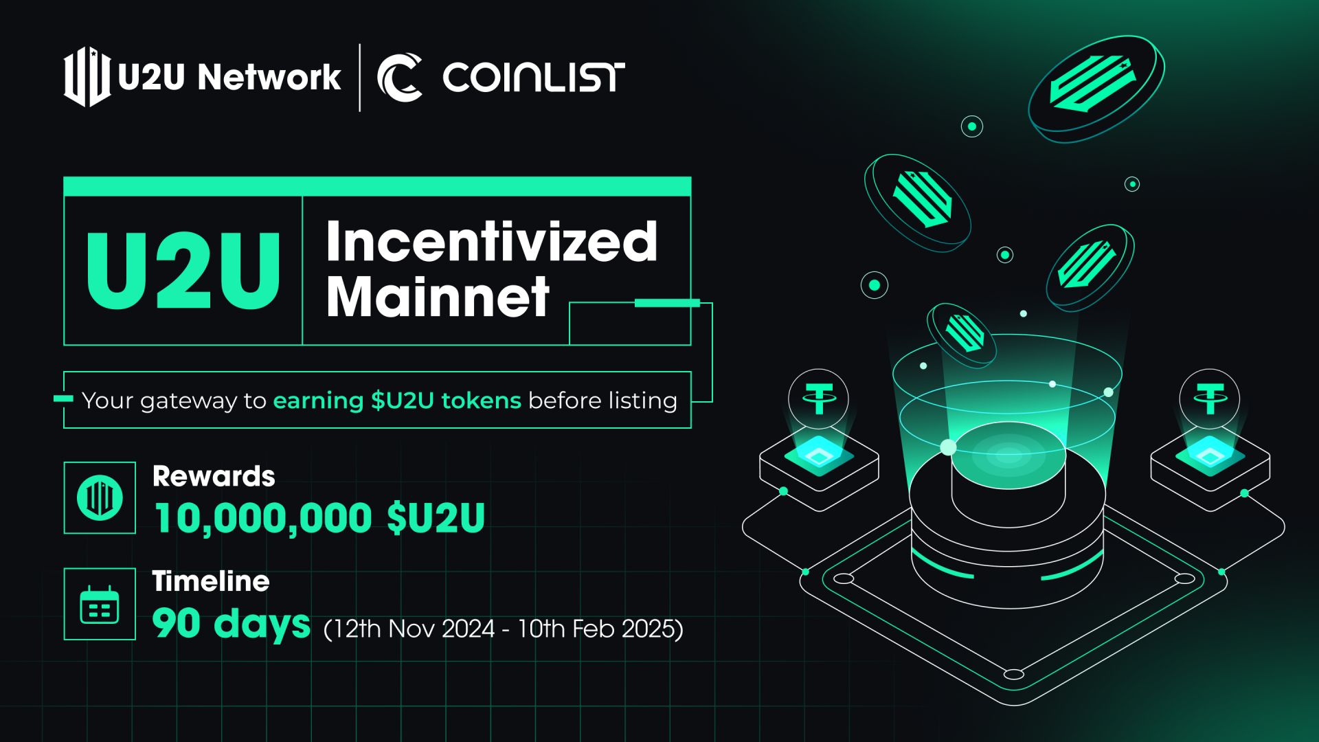 U2U Network – The First DePIN Project to Launch Growth Campaign on CoinList in Q4 2024