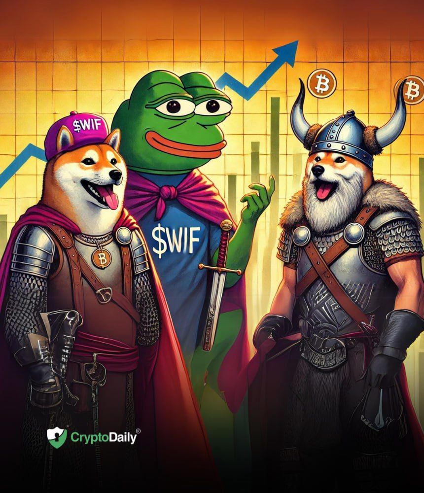 Memecoins sniff out crypto resurgence - $PEPE, $WIF, and $FLOKI explode