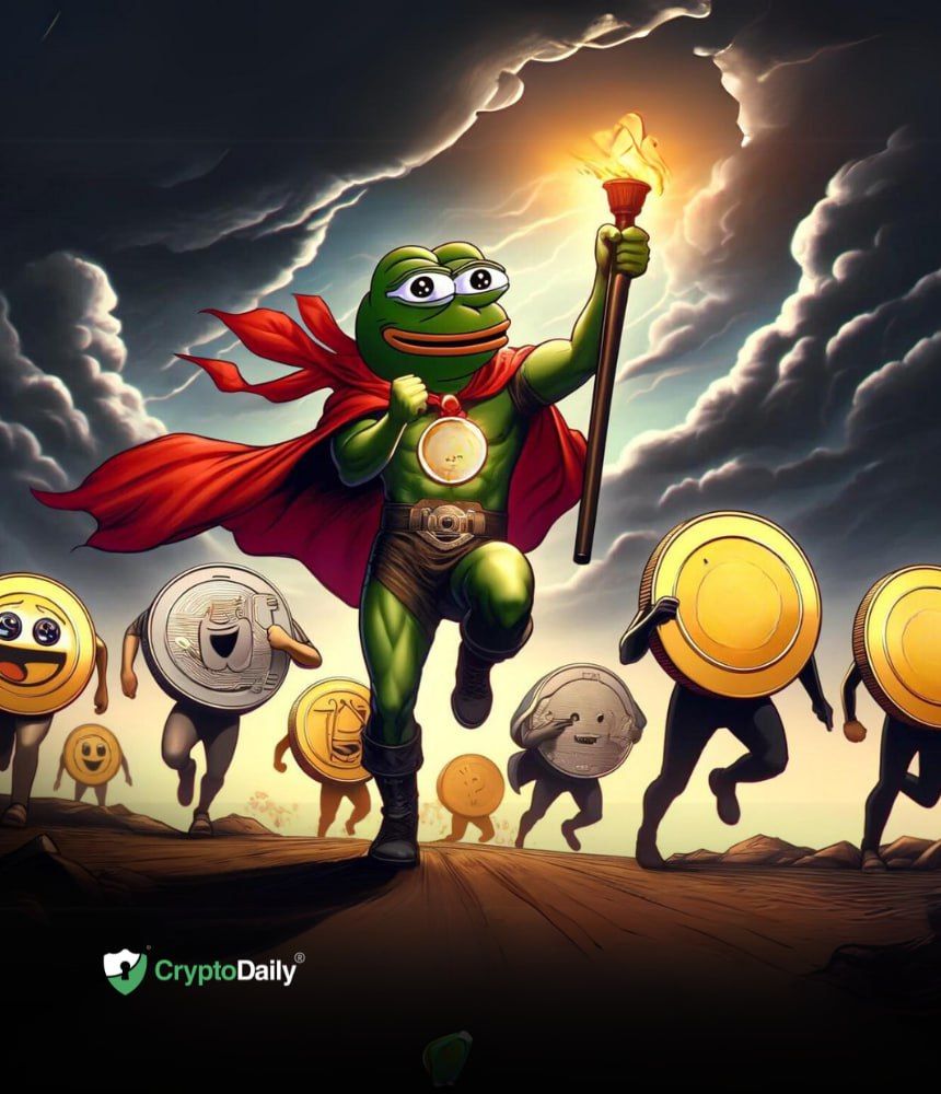 Memecoins buck the weak crypto trend - $PEPE leads the way