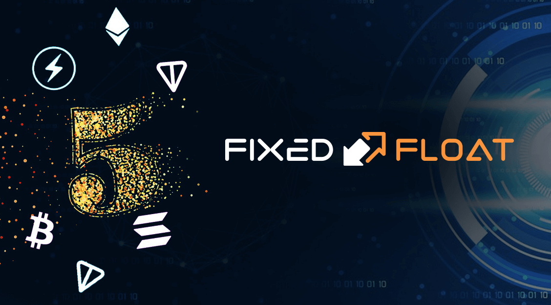 FixedFloat Marks 5 Years with 1.5 Million Exchanges and Mobile App on the Horizon