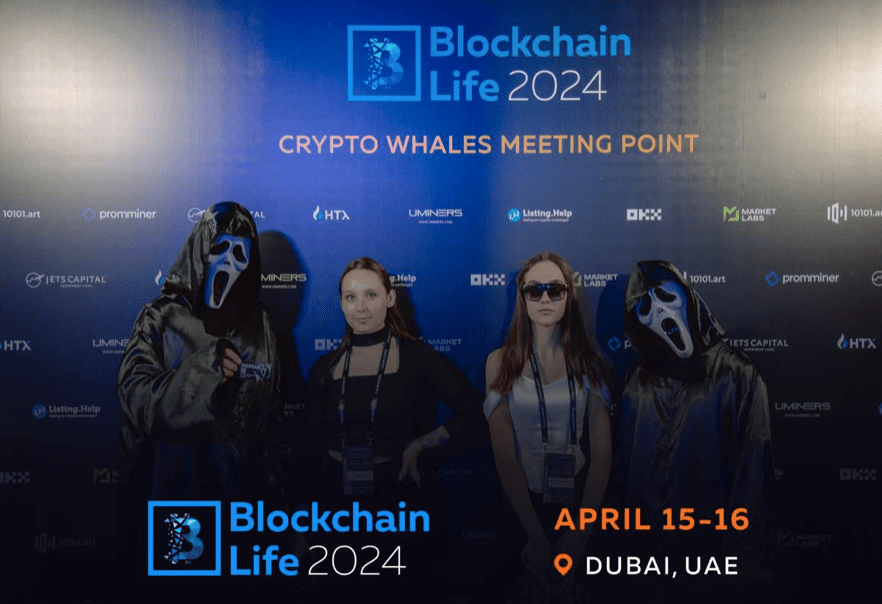 Meme coin SCREAM wows attendees at Token 2049 and Blockchain Life 2024 in Dubai.
