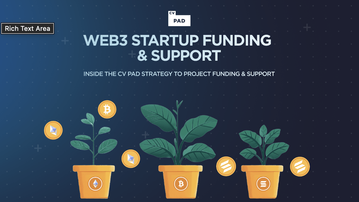 Inside CV Pad’s Active Strategy for Web3 Startup Funding & Support