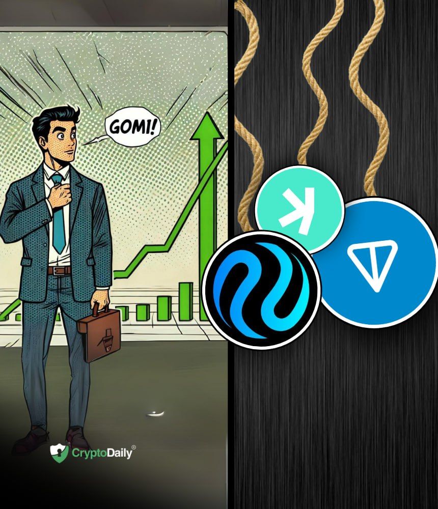 3 top altcoins in the green for last seven days - $TON, $KAS, and $INJ