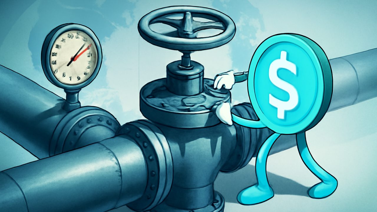 Pressure Spike at the Global Liquidity Valve