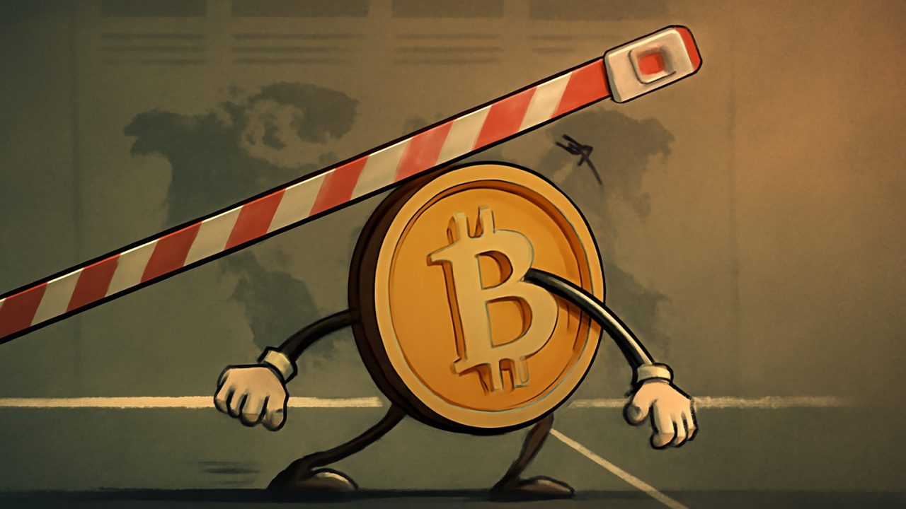 Border Shock Pushes Bitcoin Below the Band