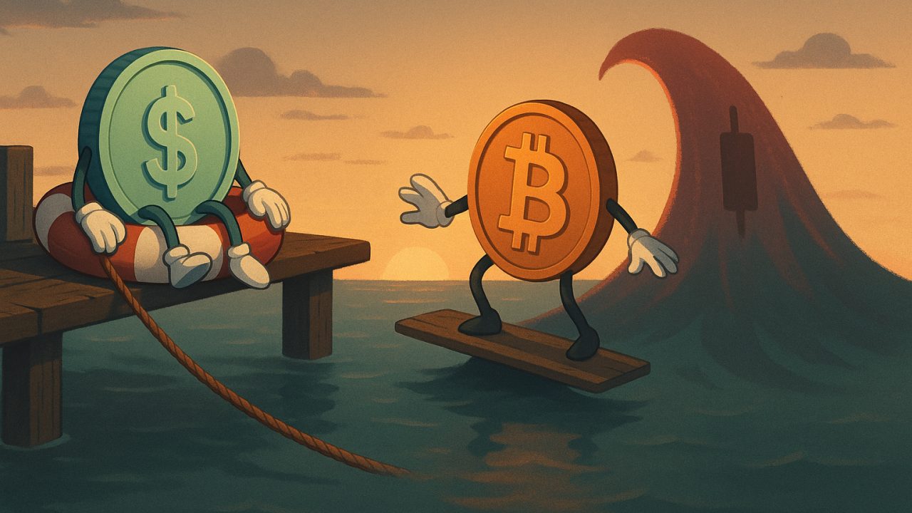 Safe Harbor: Dollars in the Lifebuoy, BTC in Choppy Waters