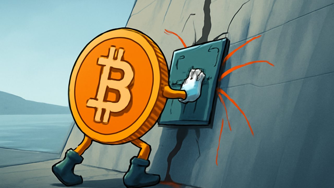 Bitcoin patches a cracking dam