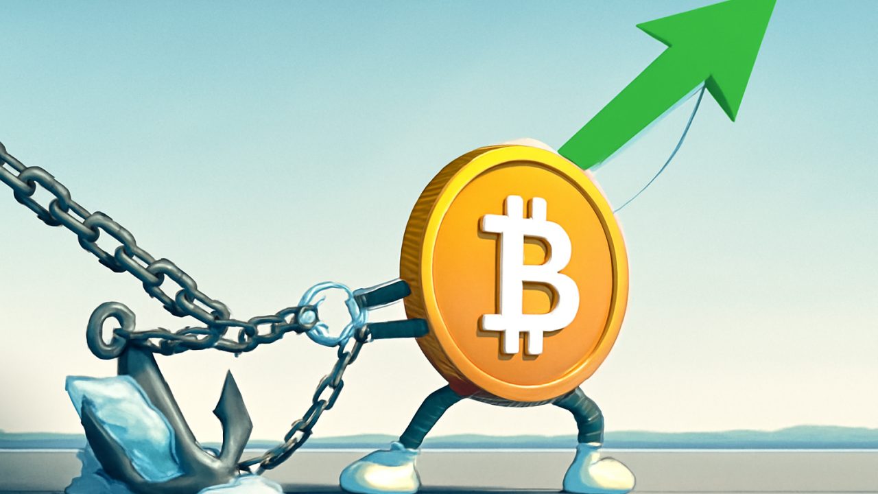 BTC Anchored as Stocks Catch Wind