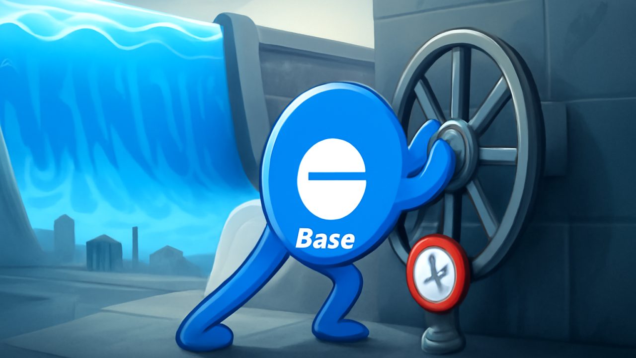 Base outage as a jammed floodgate