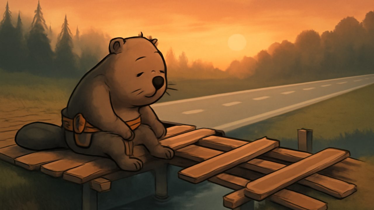 Overworked Beaver, Straight Rail