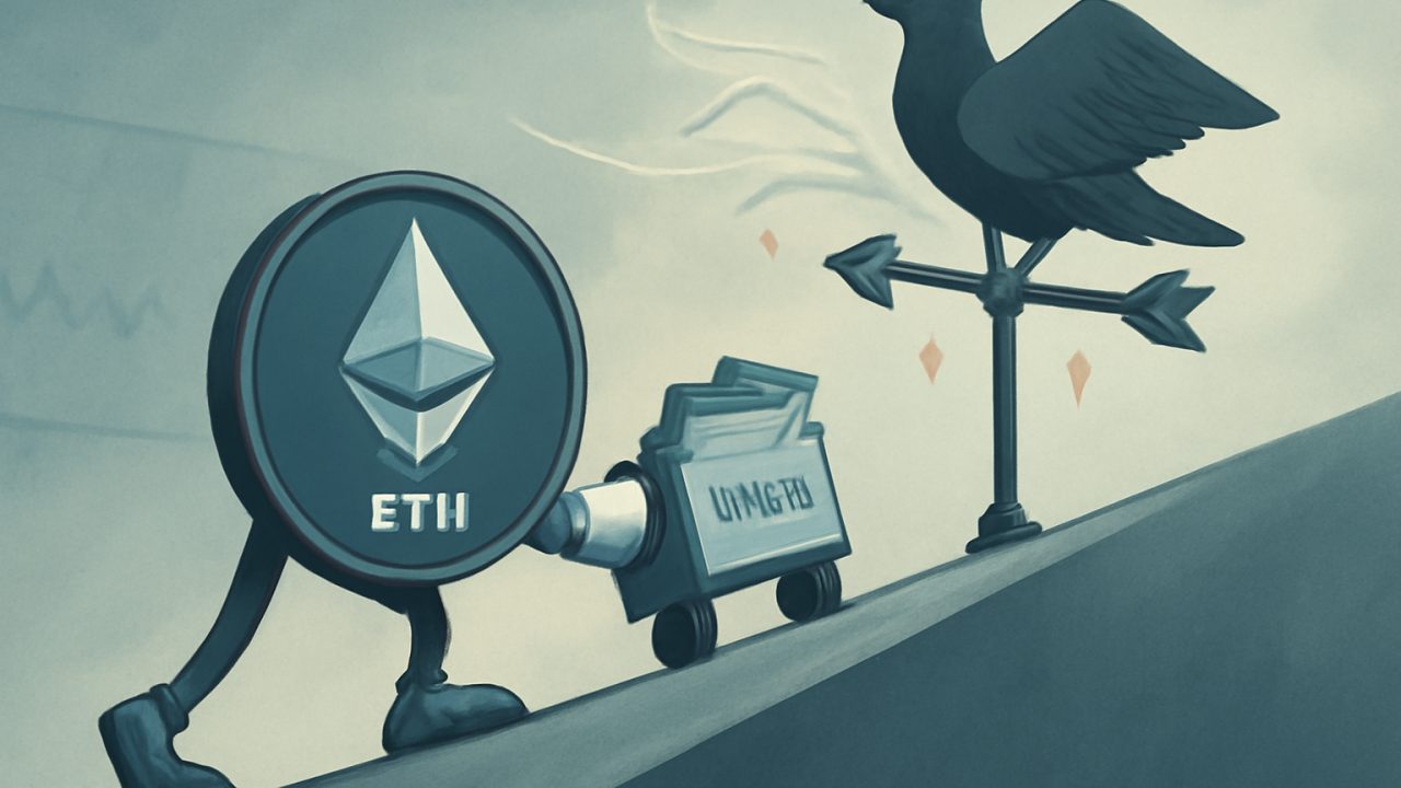 ETH Pushing a Fund Cart Into a Hawk Headwind