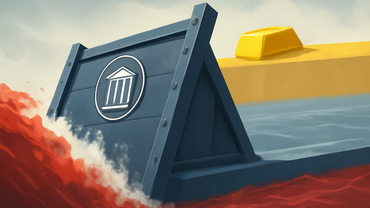 Central-bank floodgate holding the gold floor