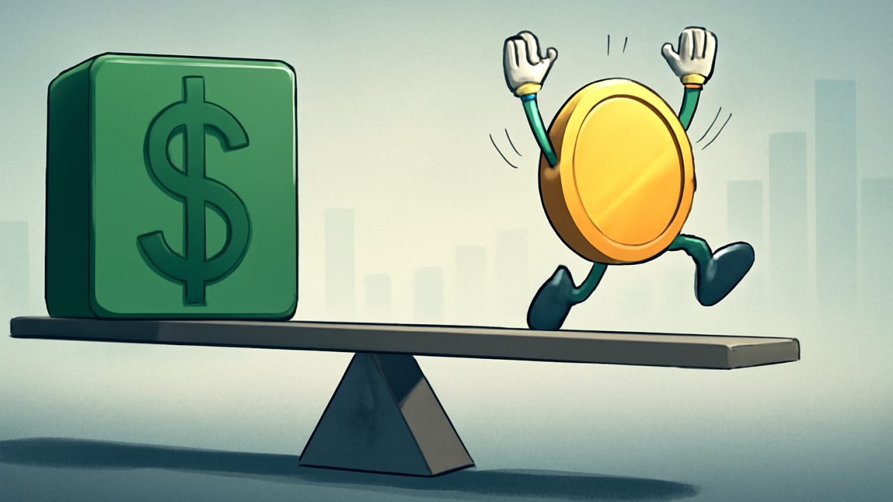 Gold vs Dollar on the Lever
