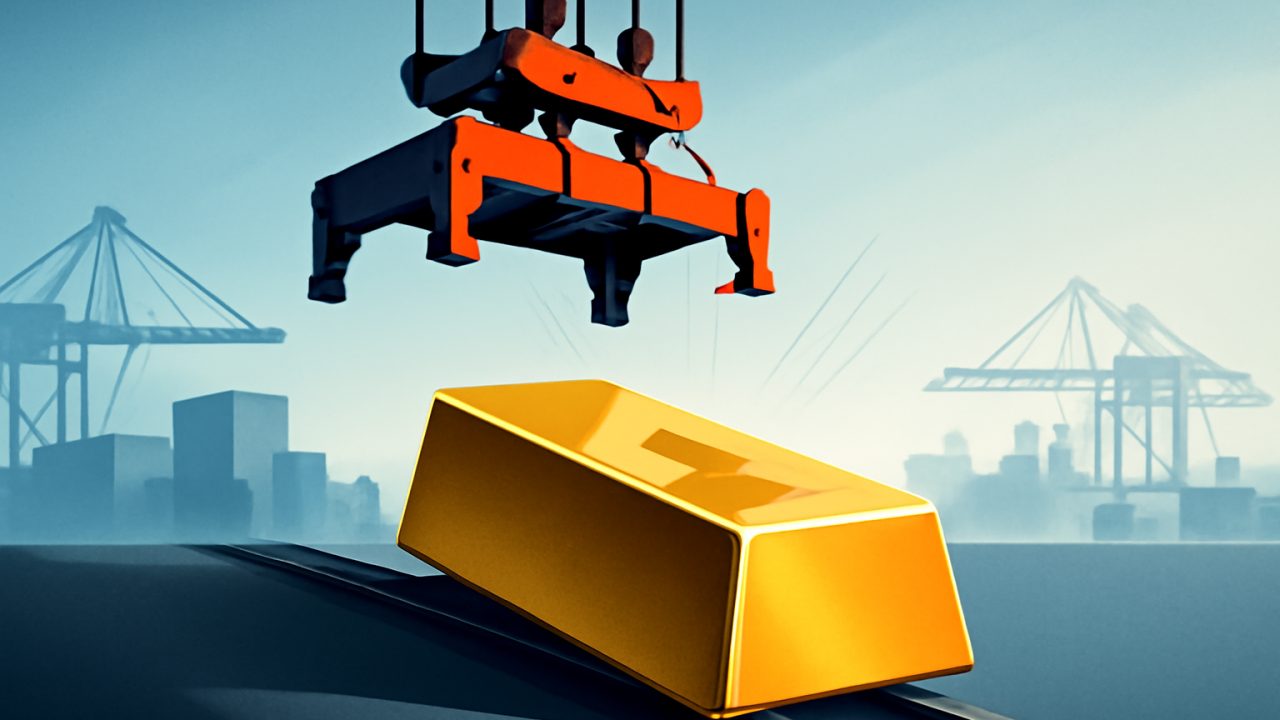 Gold Stalled at the Port