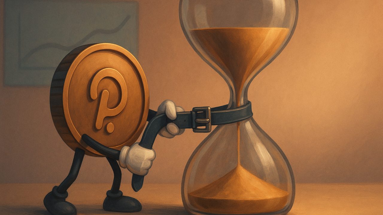 Cinched hourglass for cleaner tokenomics