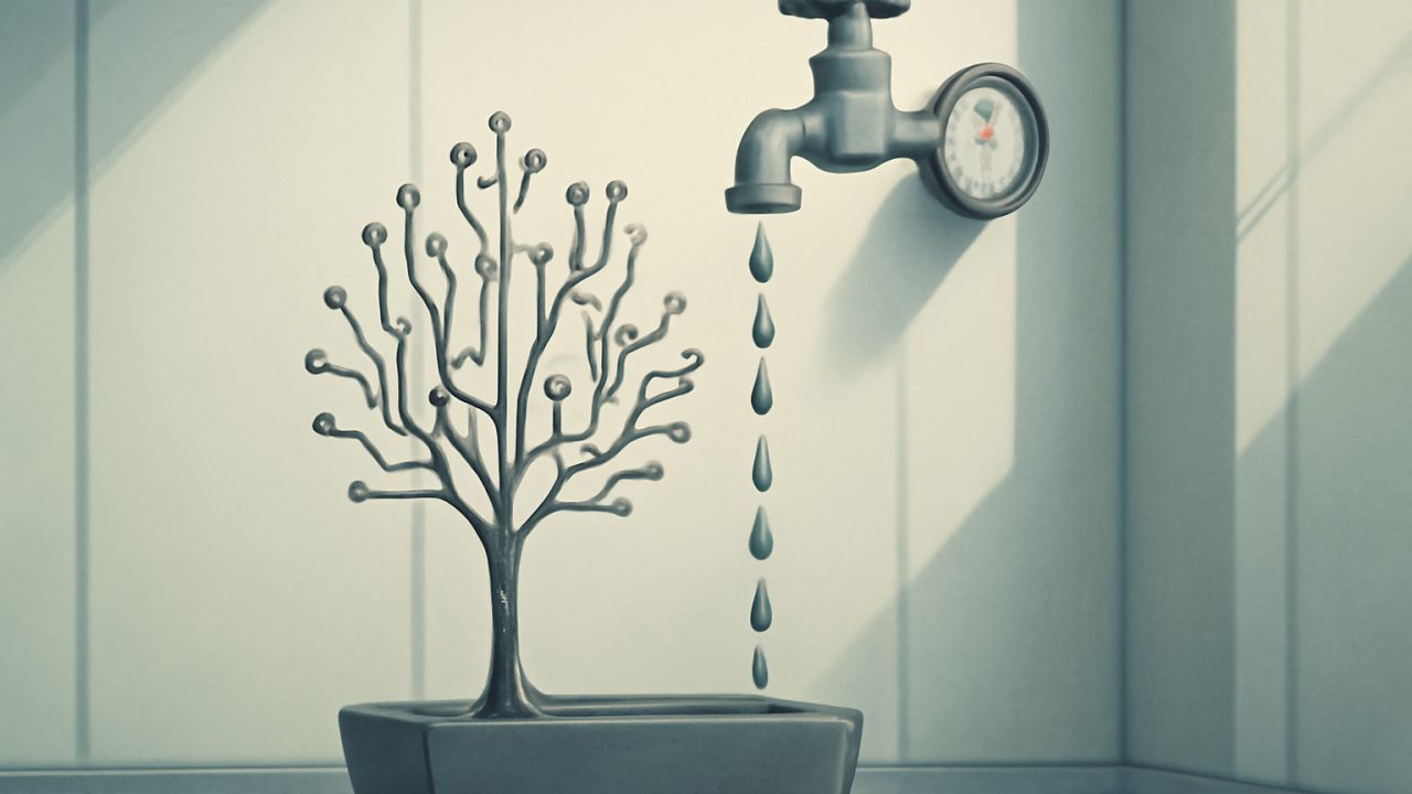 Circuit Tree Under a Cautious Spigot
