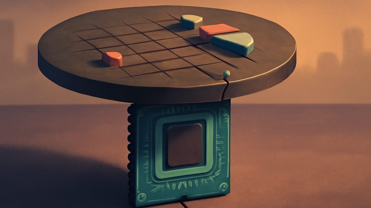One-Leg Market Table