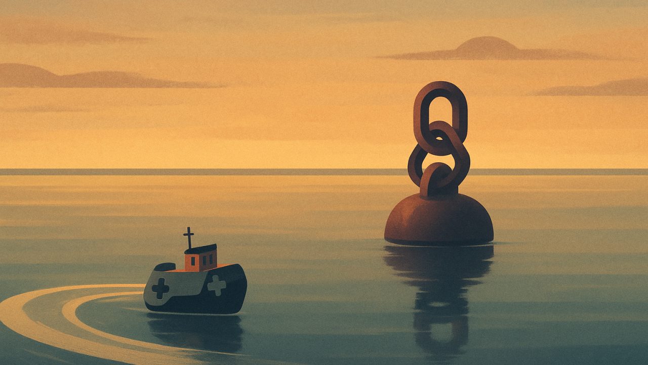 Changing Course from Chain-Marked Waters