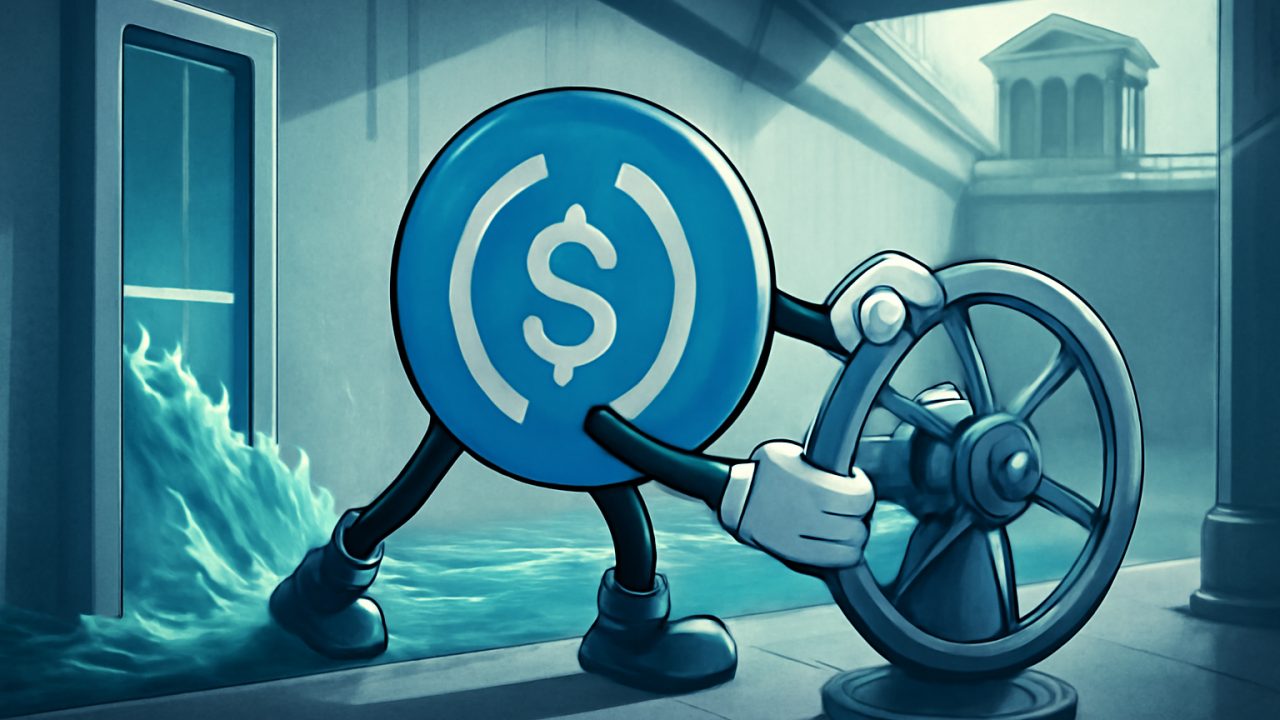 USDC Holding the Valve at the Peg