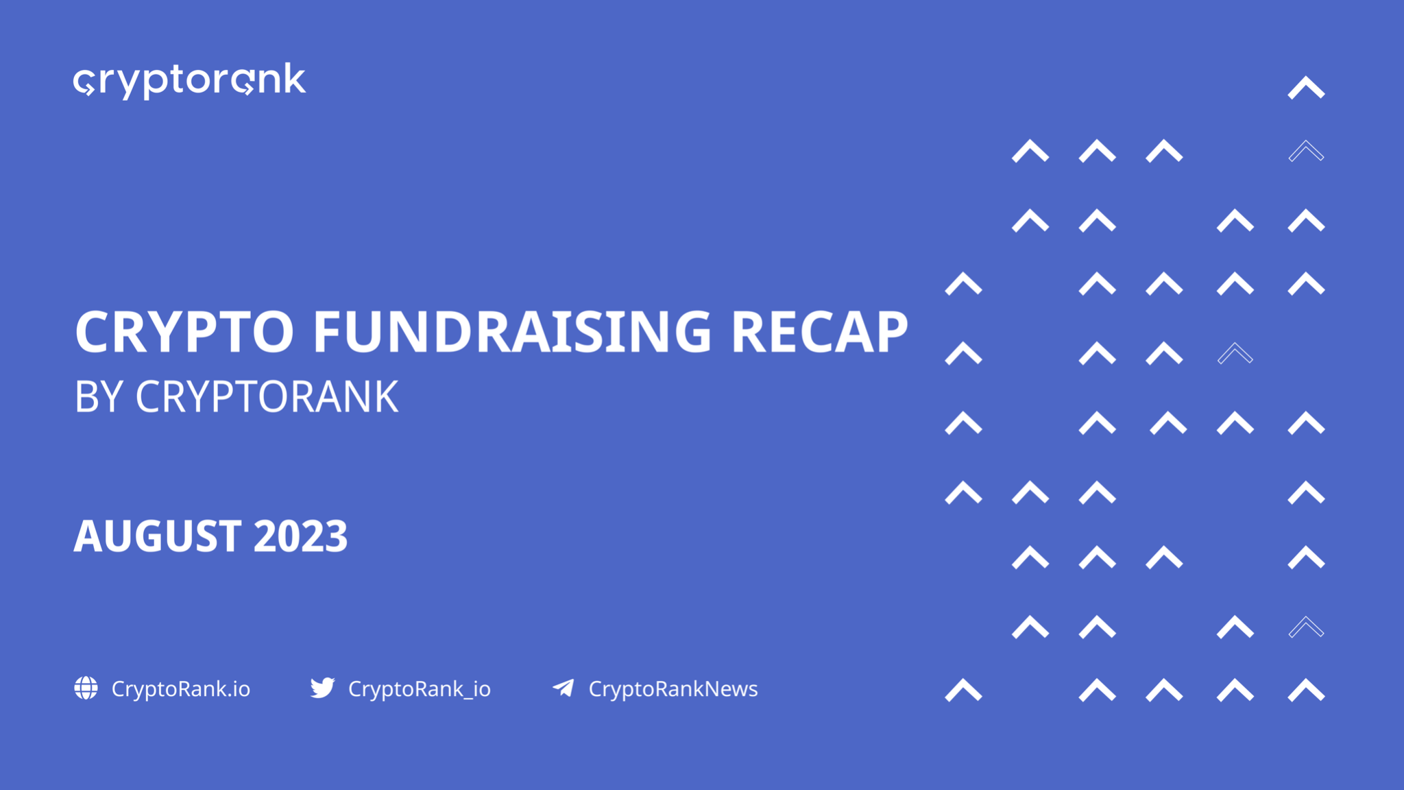 Crypto Fundraising Recap. August 2023