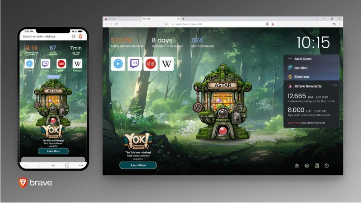 Bandit Network's Points SDK and Brave Ads Power Astar zkEVM's Quest Platform "Yoki Origins" 6