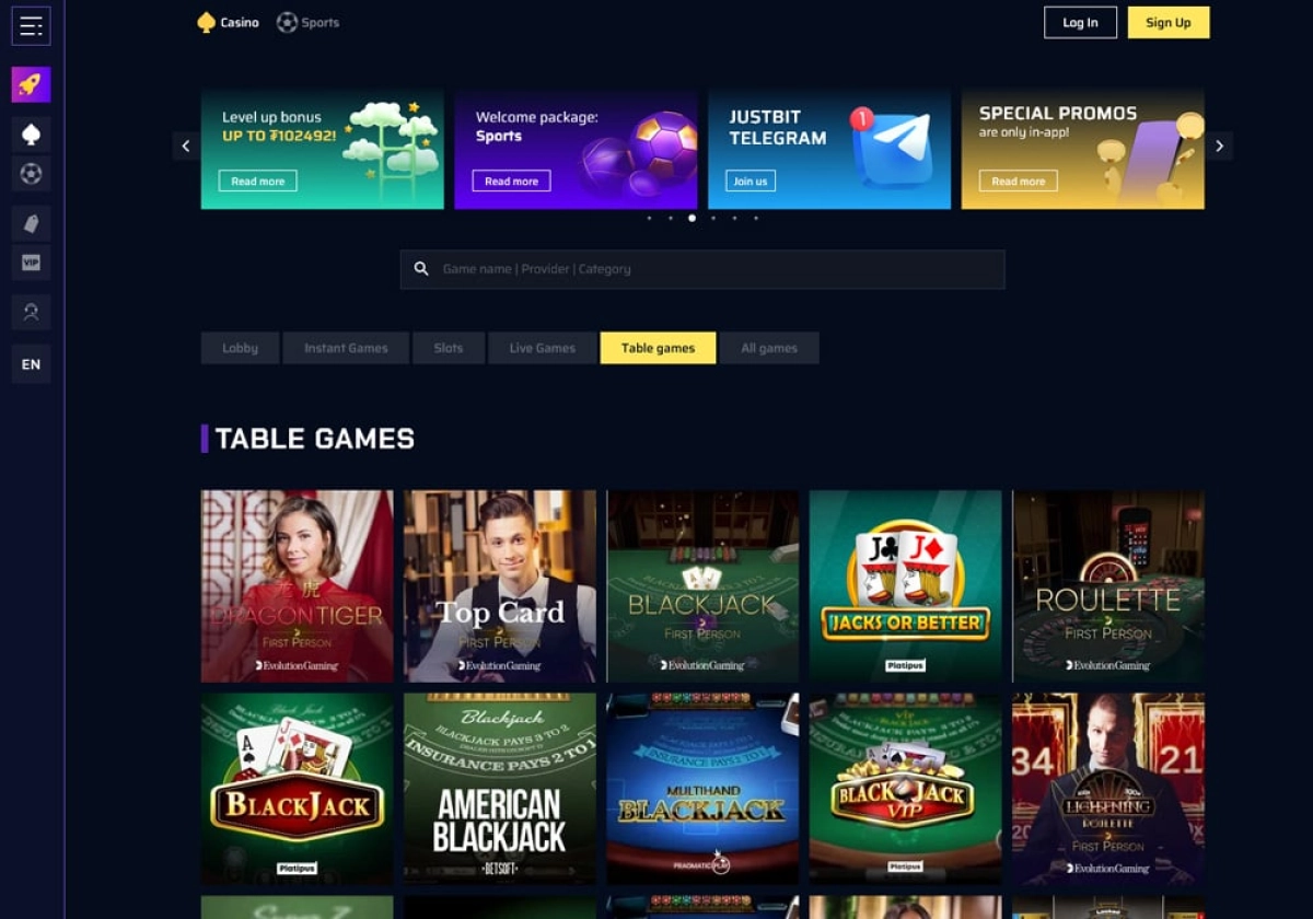 Justbit: Unique Crypto Casino with Generous Bonuses Justbit: Unique Crypto Casino with Generous Bonuses