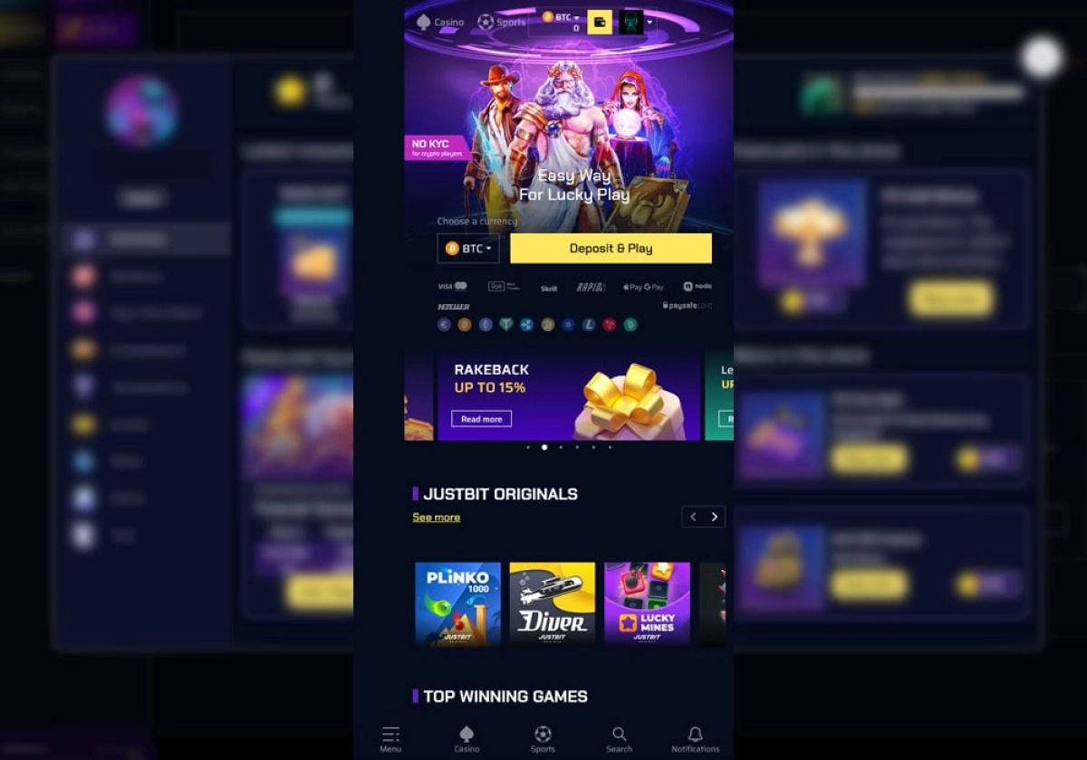 Justbit: Unique Crypto Casino with Generous Bonuses Justbit: Unique Crypto Casino with Generous Bonuses