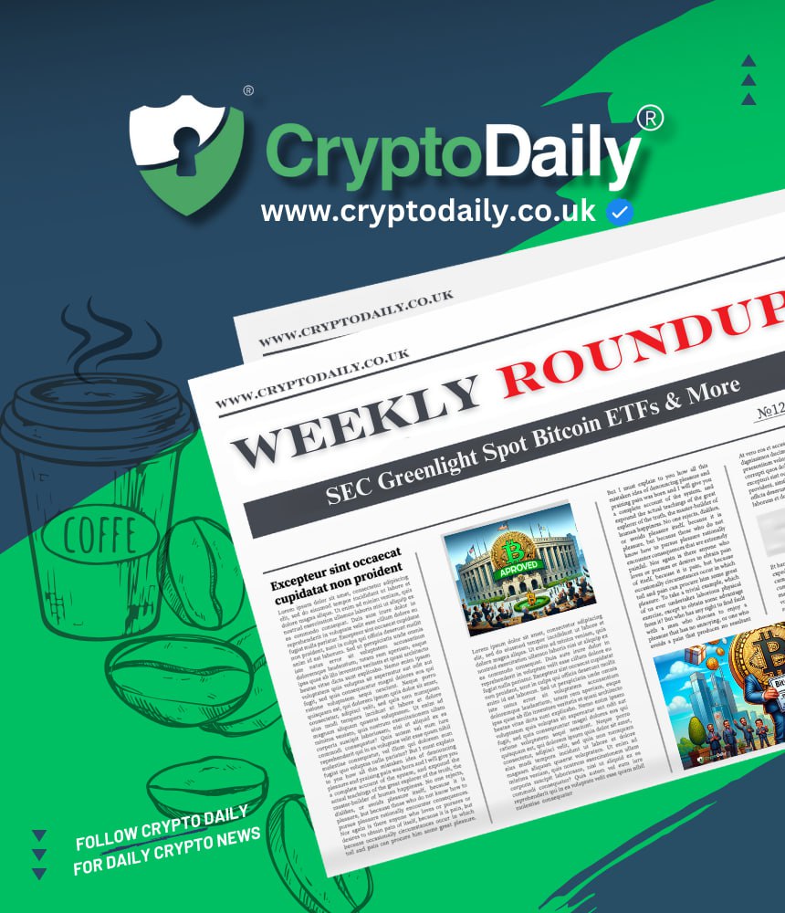 Crypto Weekly Roundup: SEC Greenlight Spot Bitcoin ETFs & More