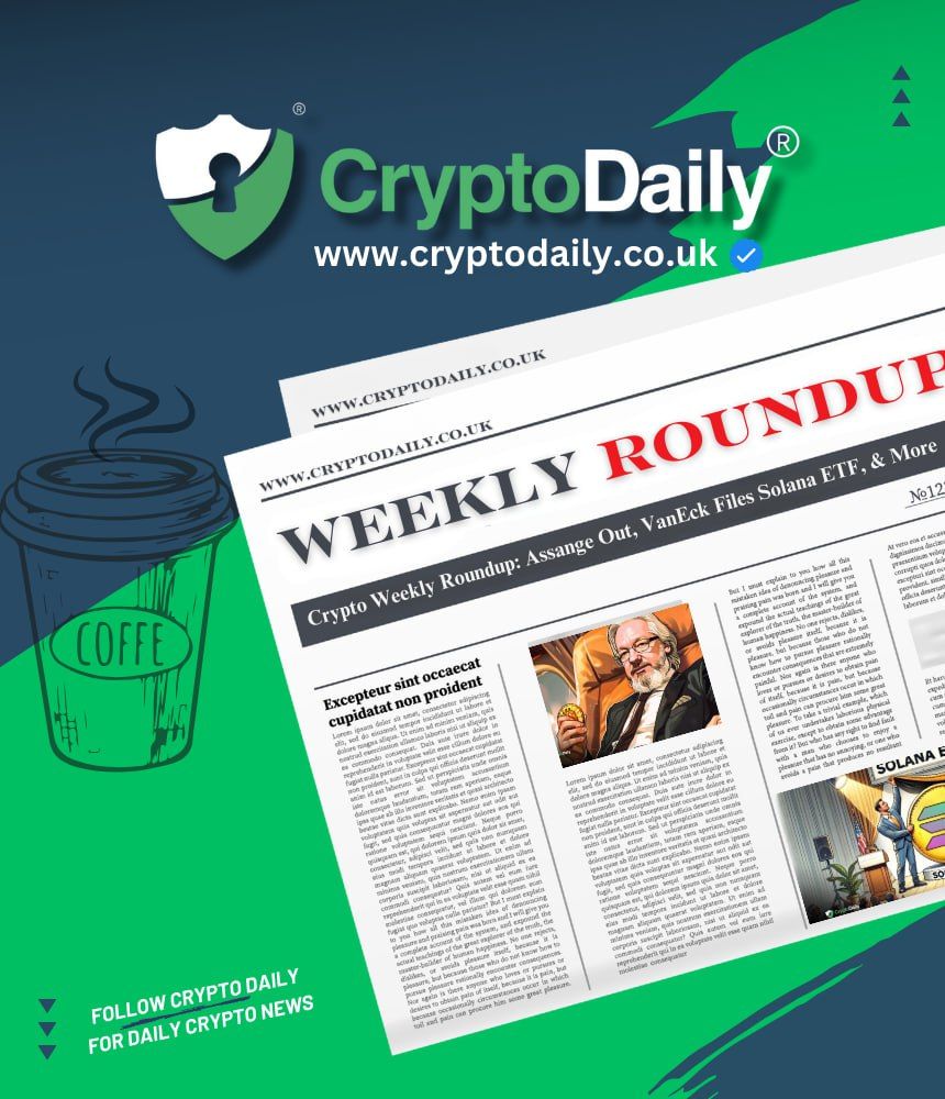 Crypto Weekly Roundup: Assange Out, VanEck Files Solana ETF, & More