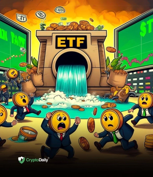 All Bitcoin ETFs suffer outflow day, dragging $BTC towards potential further dump